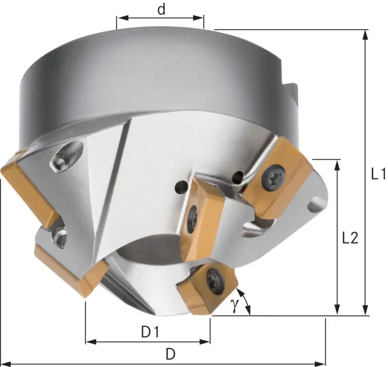 15°, 30°, 45°, 60°, 75° frézy pro srážení hran a variabilní x° - Fréza pro srážení hran ATORN/40°/průměr 84,0 x 50mm Kup Teď