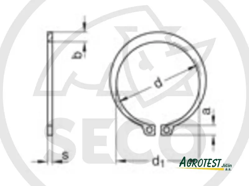 POJISTNÝ KROUŽEK D25 Top Prodej