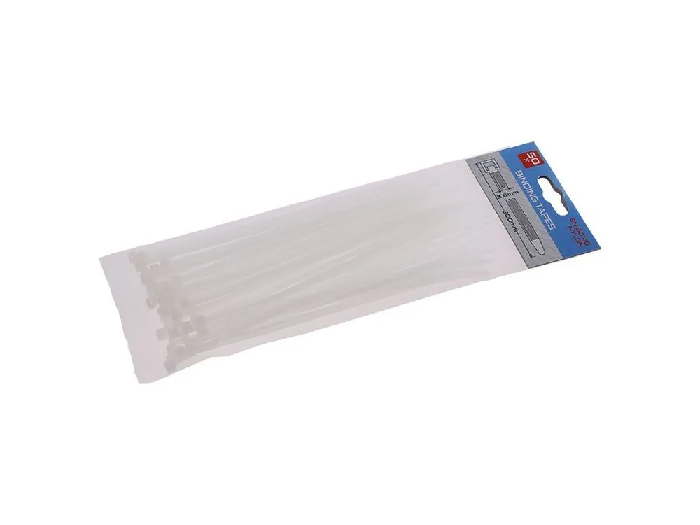 Výhodná Nabídka Pásky vázací 200x3.6mm 50ks bílá