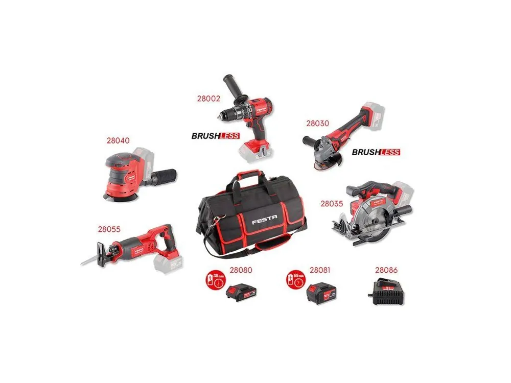 Pouze Dnes Sada AKU (28002+28030+28035+28040+28055+28080+28081+28086+bag)!OBJ!