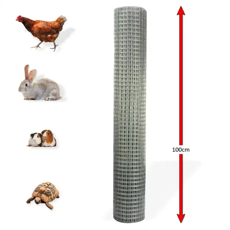 Oblíbený DEMA Voliérové ​​čtyřhranné pletivo pozinkované 19 mm, 1x10 m, drát 0,8 mm