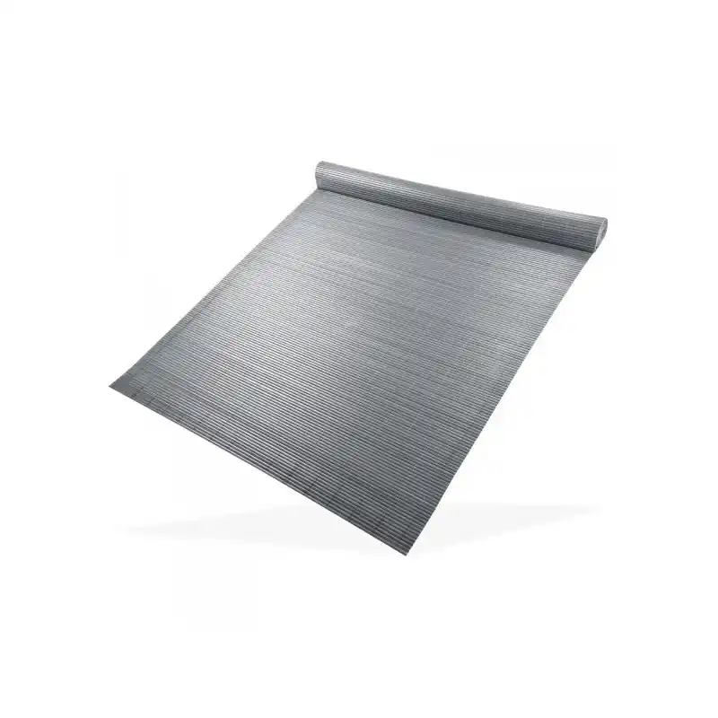 DEMA Clona na plot, bambusová rohož z PVC 180x500 cm, šedá Výhodná Nabídka