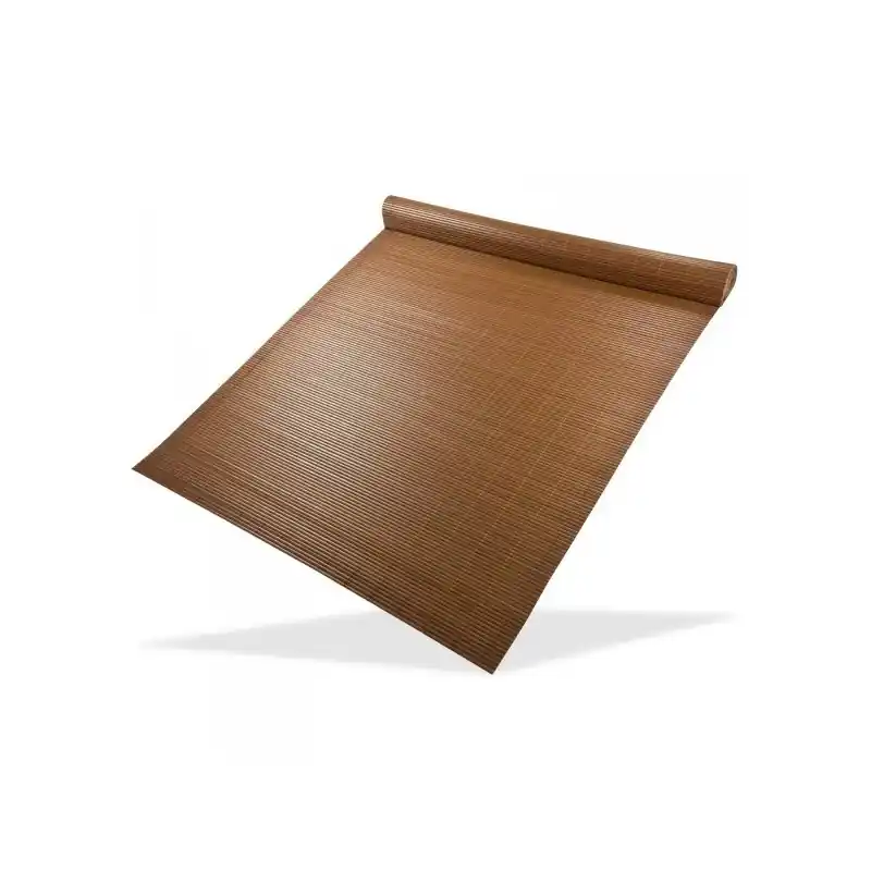 Nejprodávanější DEMA Clona na plot, bambusová rohož z PVC 180x500 cm, hnědá