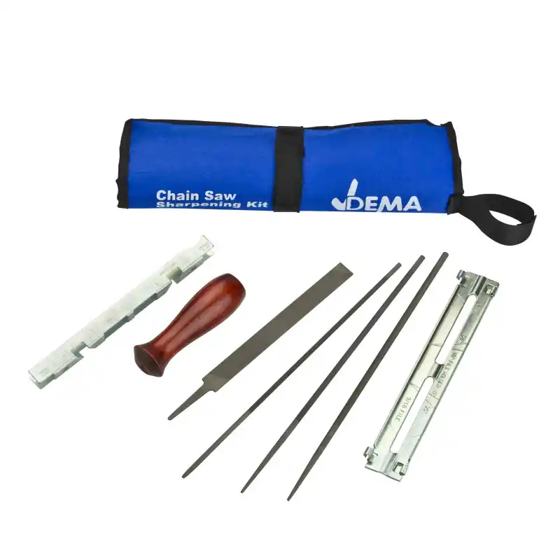 Nová Kolekce DEMA Nářadí pro broušení řetězů, 7-dílná sada