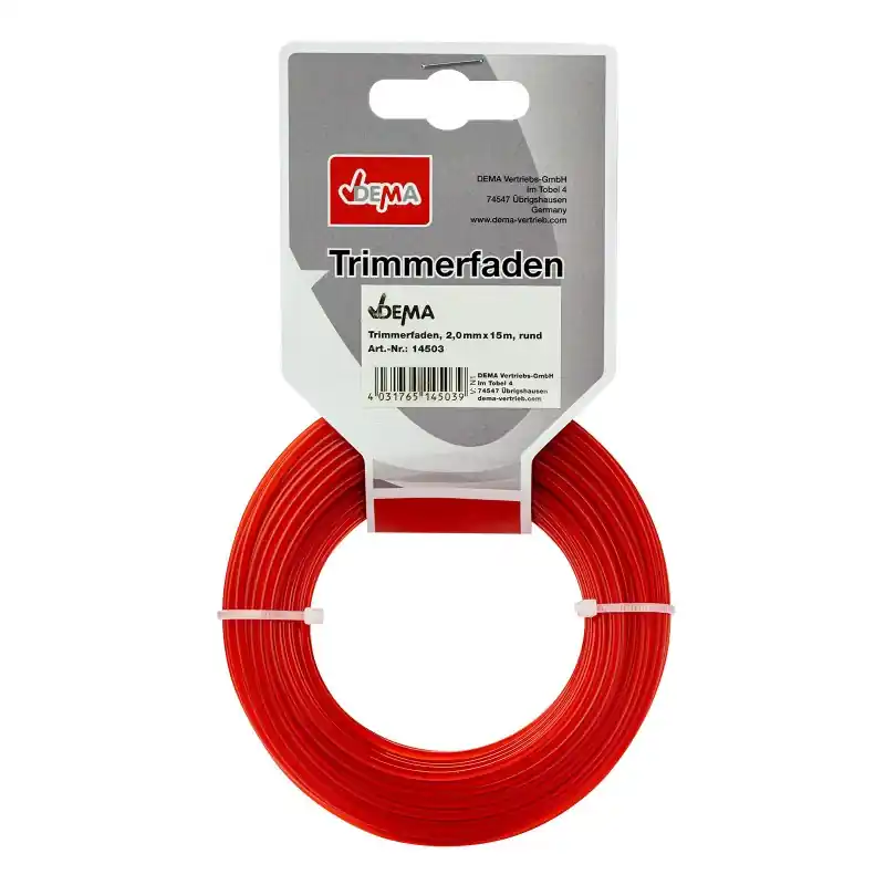 DEMA Vyžínací struna 2,0 mm x 15 m, kulatá Omezená Nabídka
