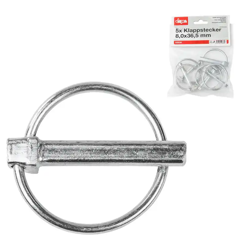 DEMA Zajišťovací čepy 8,0 x 36,5 mm, 5 ks Časově Omezené