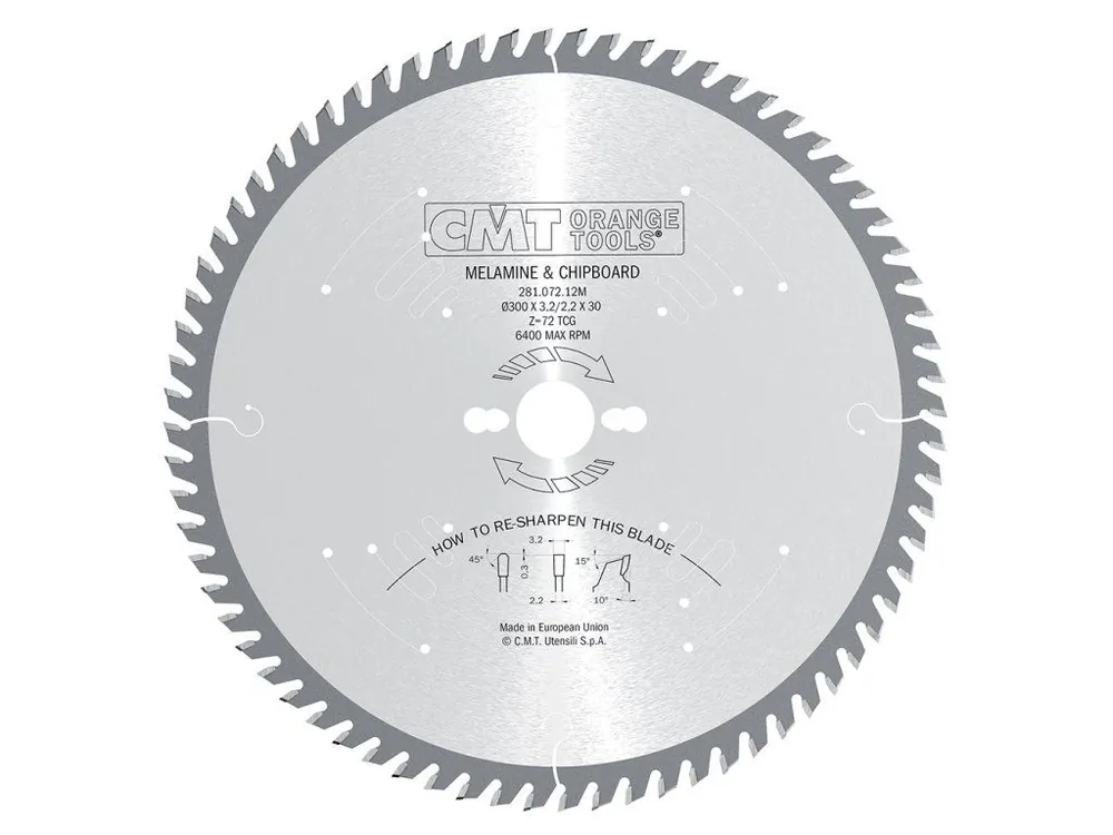 CMT Industrial Pilový kotouč na lamino a DTD - D350x3,5 d30 Z108 HW Novinka
