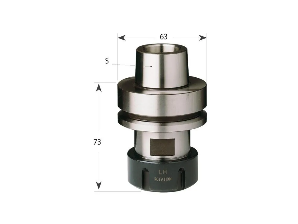 Novinka Upínací hlava HSK F63 ER32 - Pravotočivá