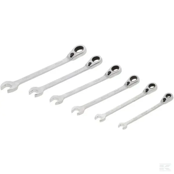 6dílná sada očkoplochých ráčnových klíčů Omezená Nabídka