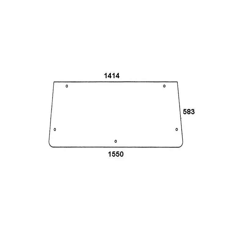 Nejprodávanější Sklo zadni rozteč 135 cm