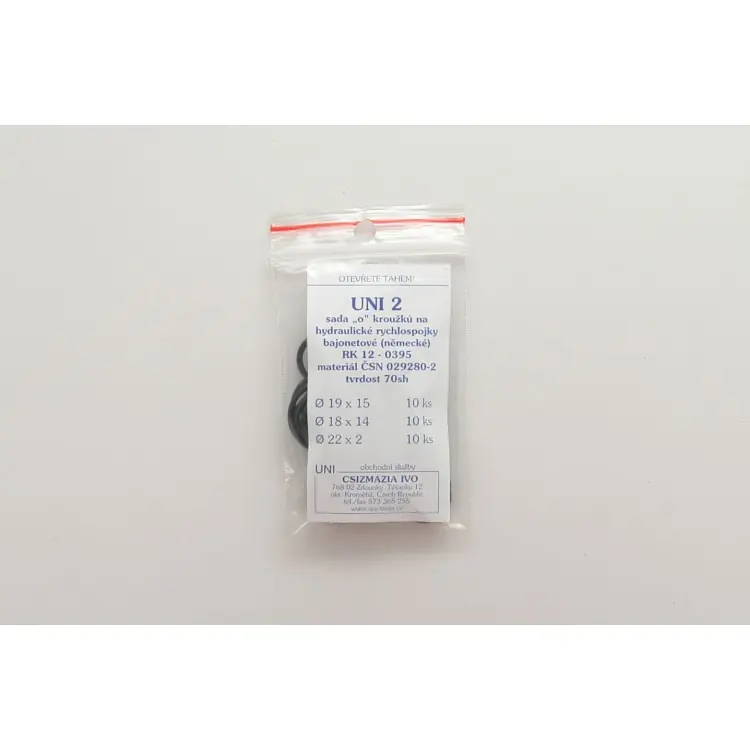 Sada těsnění rychlospojek RK Aktuální