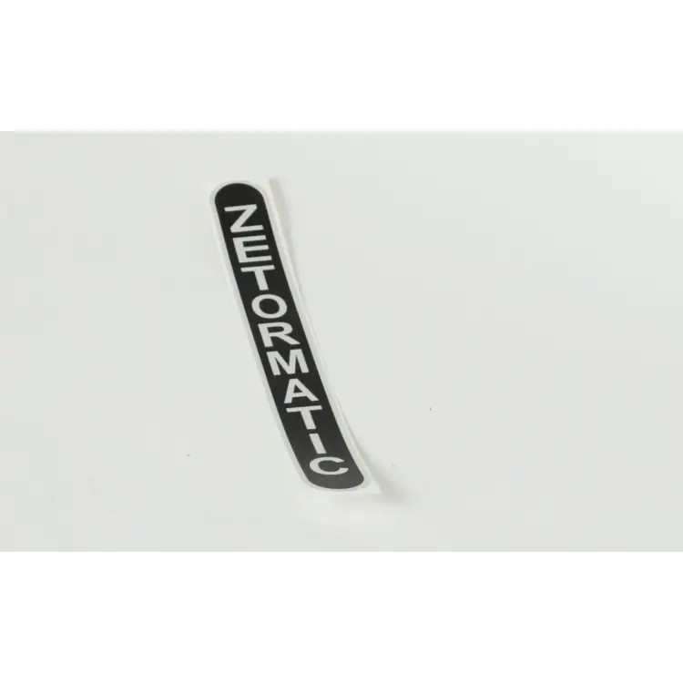 Oblíbený 67115306 Nápis ZETORMATIC černý oválný