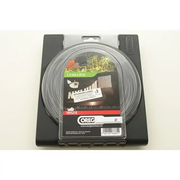 OREGON 109521E Žací struna NYLIUM 2,4mm x 60m Čtverec Top Prodej