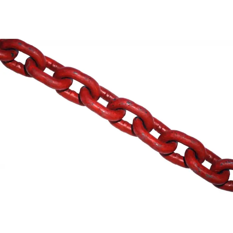 Řetěz kulatý červený G80 8mm Dokud Zásoby Vydrží