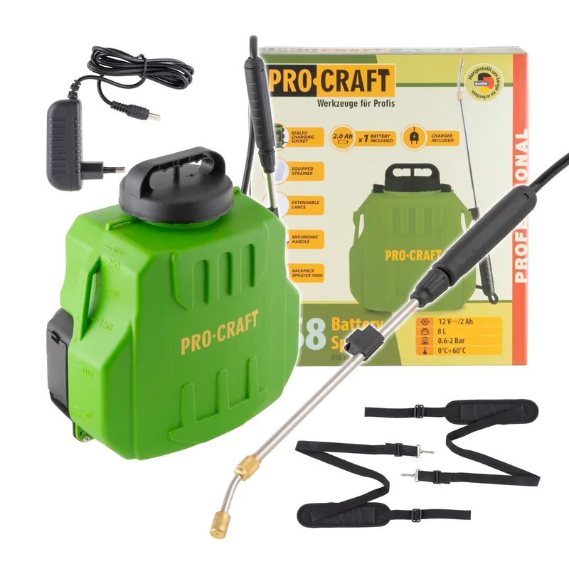 Aku postřikovač Procraft AS8 | AS8 Procraft Pouze Dnes
