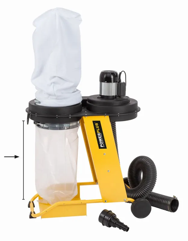 Přímo Od Výrobce Powerplus POWX2090A Náhradní vak na piliny pro POWX2090 plastový 5ks