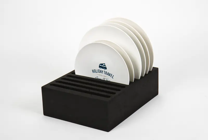 Držák na talíře 33x25x10cm (centimetry), pro max. 10 talířů Sleva