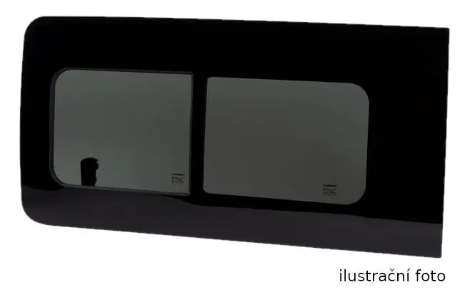 Boční posuvné okno CARBEST pro Citroen Jumpy 3/Spacetourer, Peugeot Expert 3/Traveller, Toyota ProAce 2/Proace Verso, Opel Vivaro C/Zafira Live (2016- ), přední pravé, 1100x541mm, tonované Ověřený