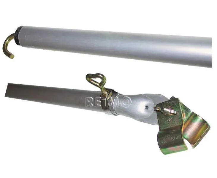 3dílná střešní stanová háková ocelová tyč o25+22 mm x 215-300 cm Vrácení Zdarma