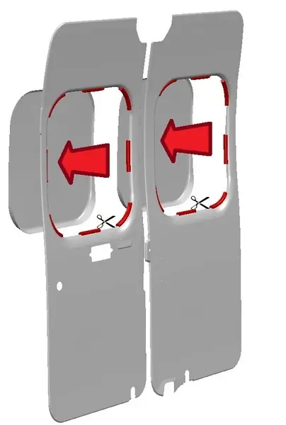 Značkový Expertní kryt podběhu kola šedého