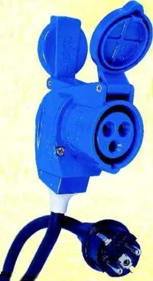 Kabel adapterový CEE 3x1.5mm, délka 1.5m Novinka