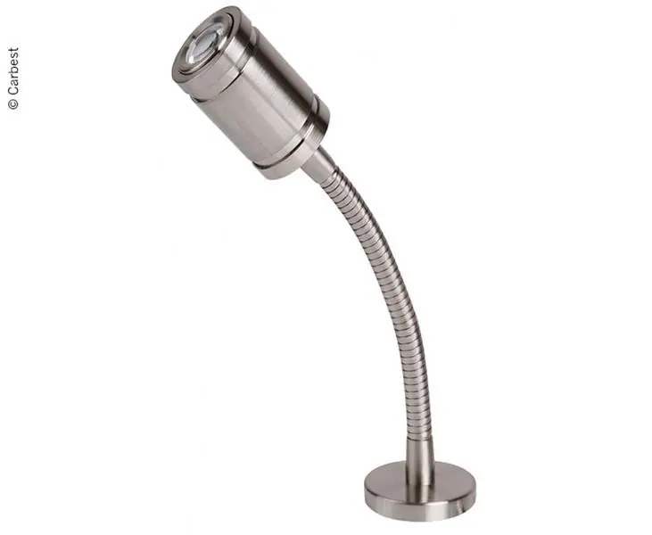 Bezpečná Platba Lampa na čtení 1,2W, 203mm, kartáčovaný Ni
