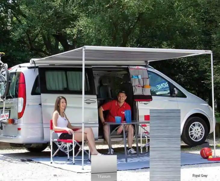 Výprodej Markýza FIAMMA F35 PRO (270x225cm), stříbrný kryt, šedá