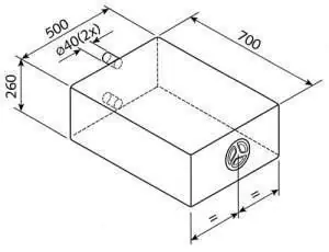 Cenová Bomba Nádrž na čerstvý/odpad 85l 8-07