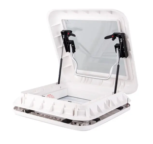 Nejlepší Volba Střešní okno CARBEST Panorama 450x400 mm, s LED, bez ventilátoru, s větráním