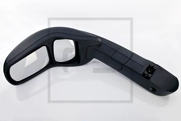 Časově Omezené Systém 277, P, 24V, h.el. ovl., man sklopný držák zrcátka, 1001x720x254