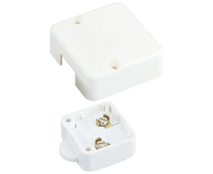 Vestavěný hrudní knoflík bílý Akce