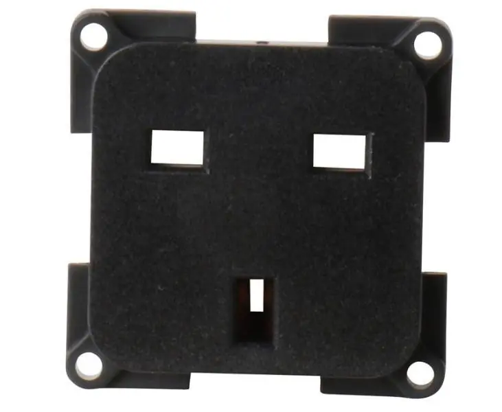 Zásuvka vestavná 230V černá, Anglie SB Výprodej